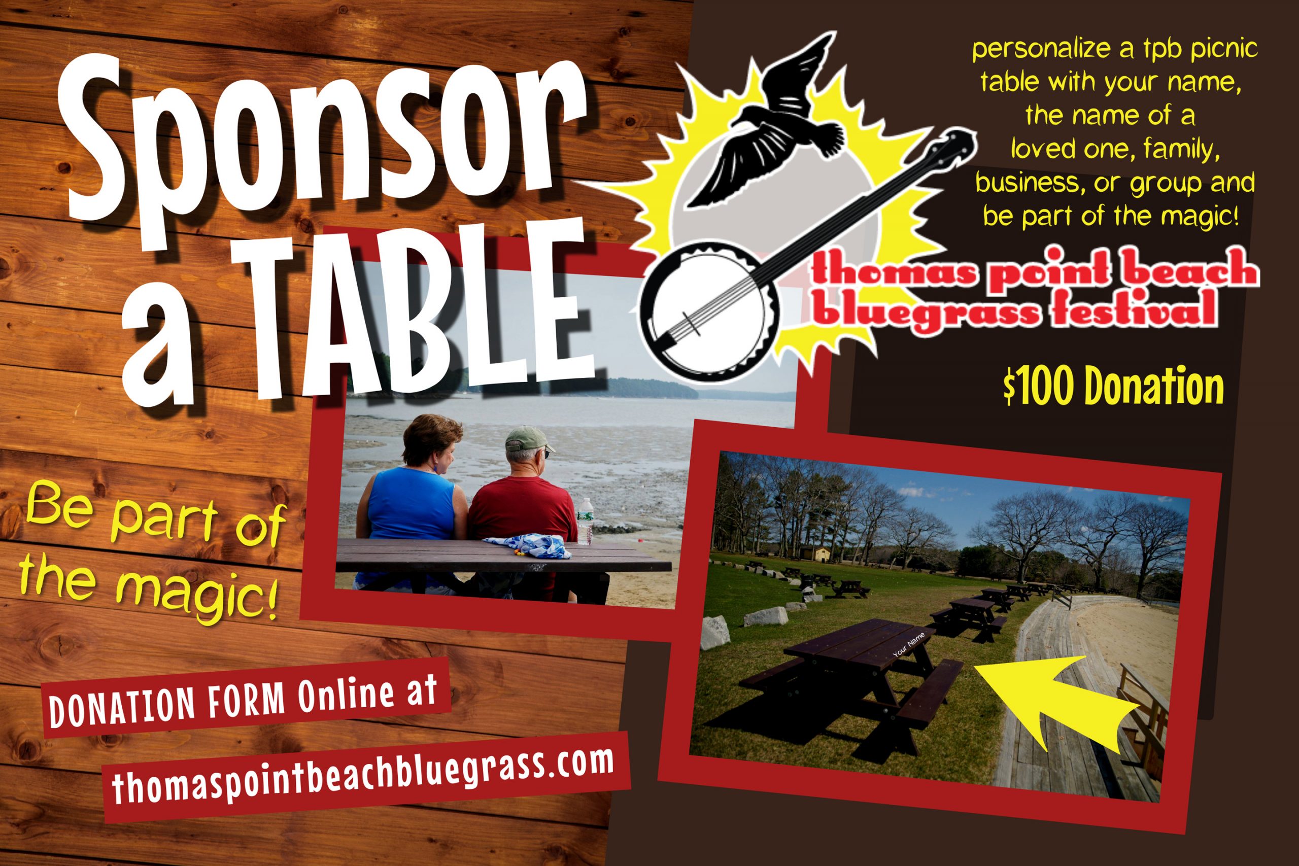 Sponsor a Picnic Table