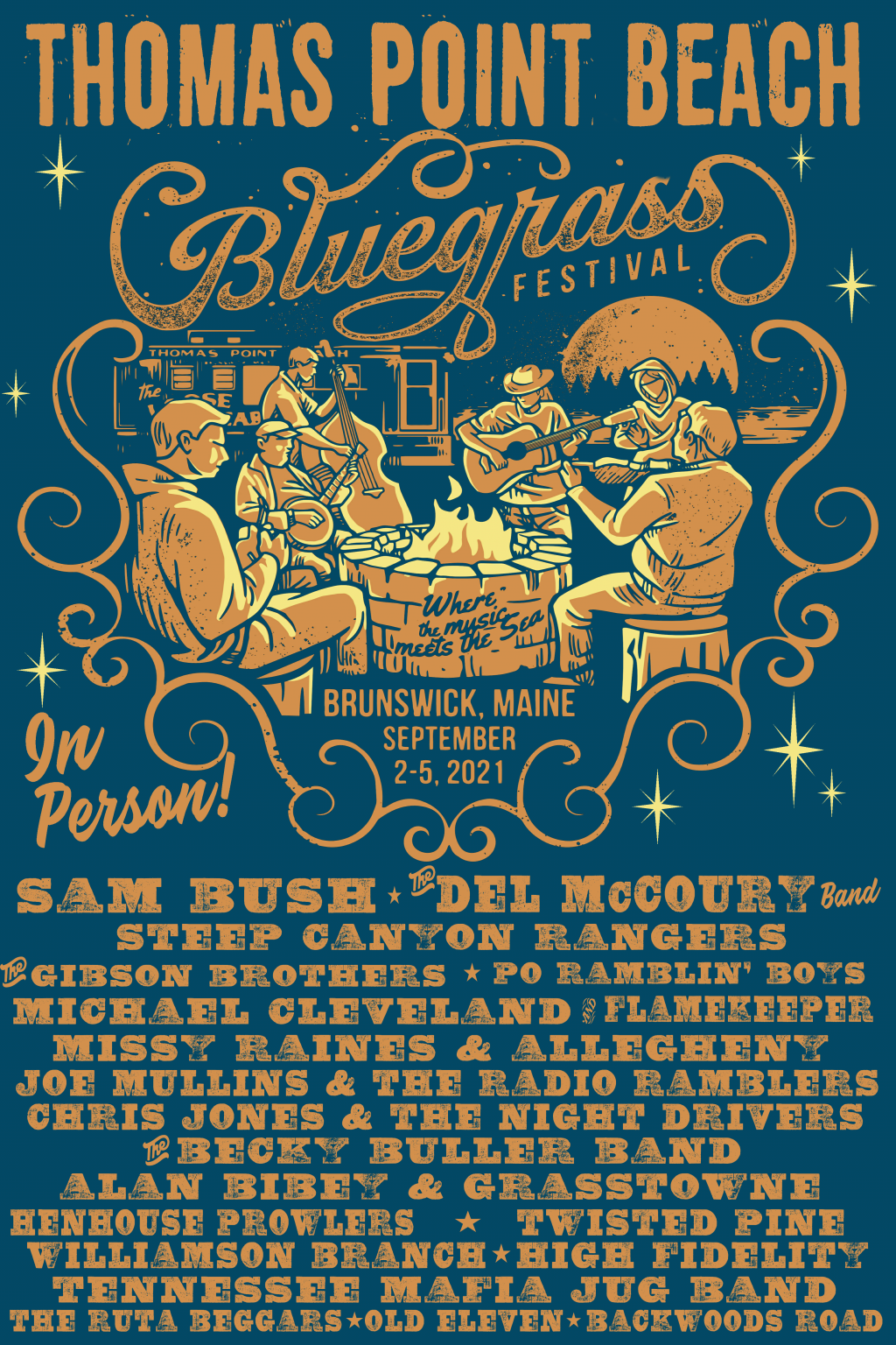 Festival Posters Thomas Point Beach Bluegrass Festival