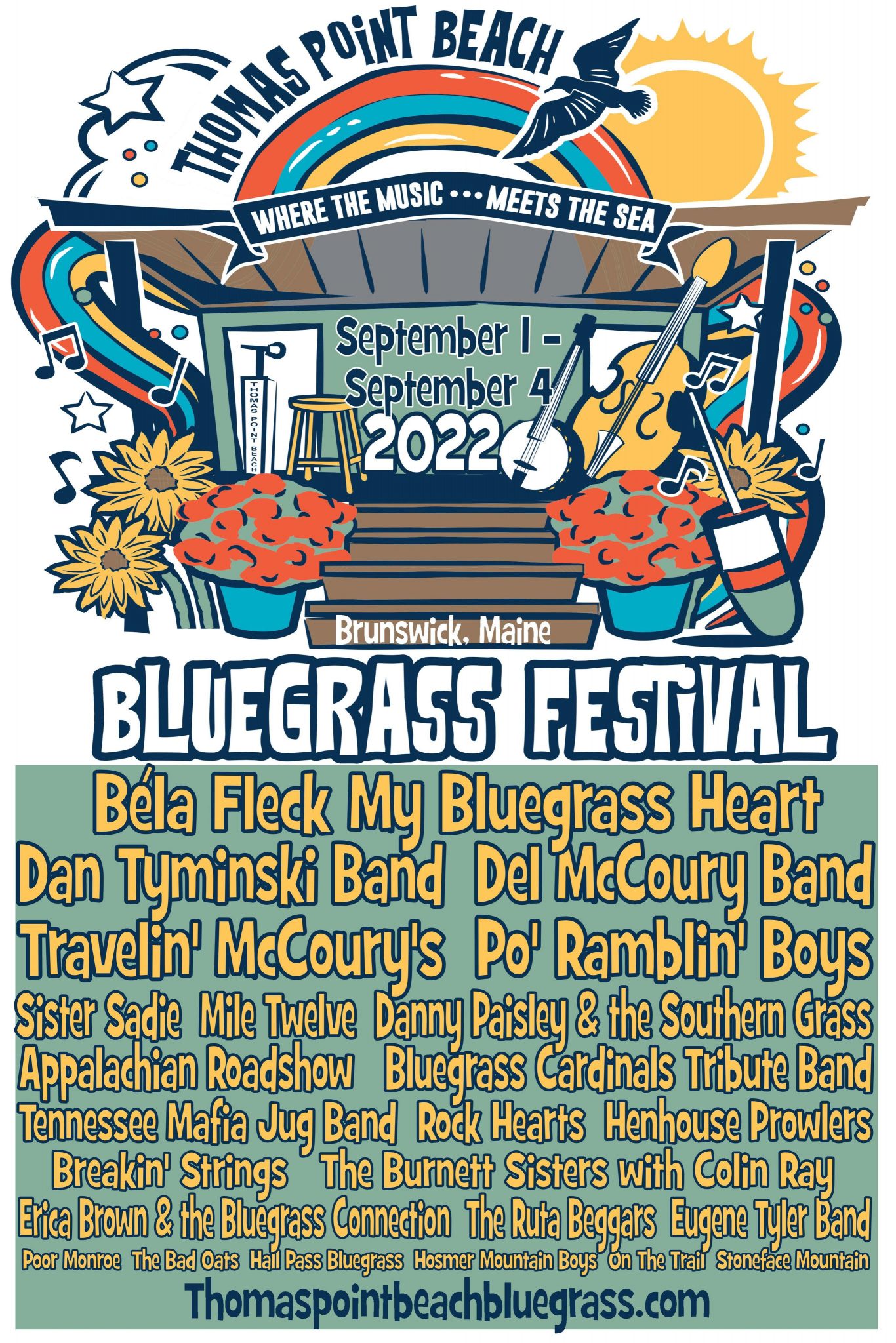 Festival Posters Thomas Point Beach Bluegrass Festival