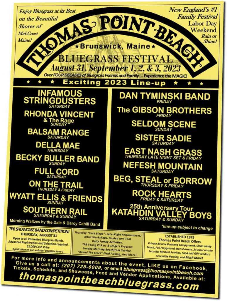 Home Thomas Point Beach Bluegrass Festival