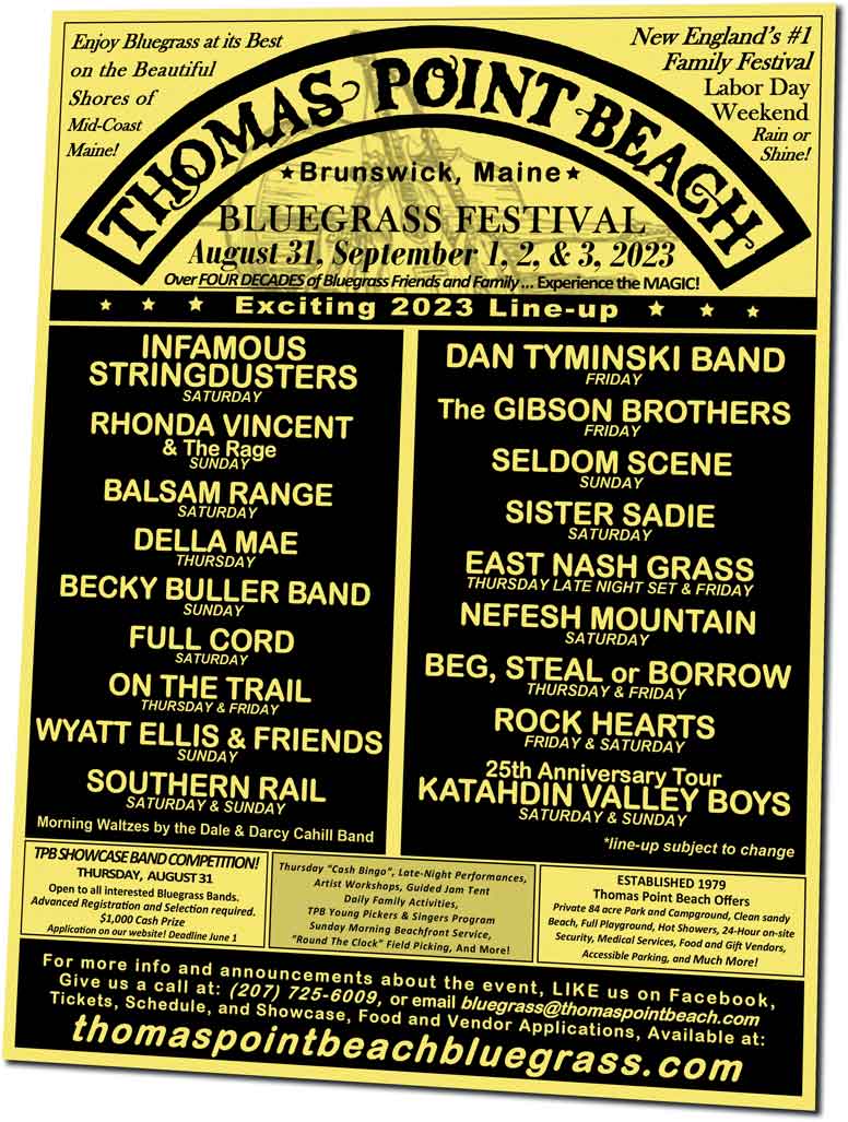 Home Thomas Point Beach Bluegrass Festival